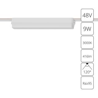 Трековый магнитный светильник Arte Lamp Rapid A1153PL-1WH