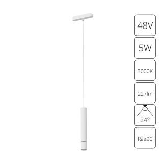 Трековый магнитный светильник Arte Lamp Rapid A1159PL-1WH