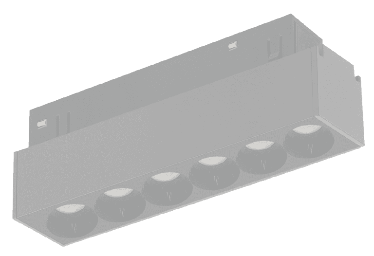 Трековый магнитный светильник iLedex Vision 4822-002-L120-6W-38DG-3000K-BK