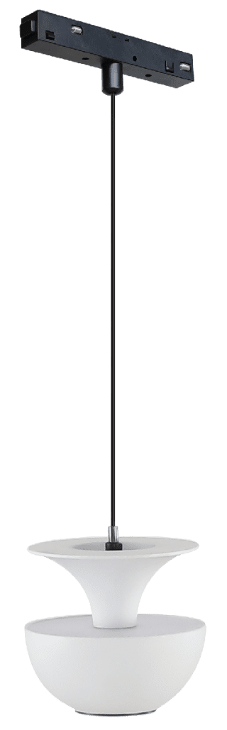 Трековый магнитный светильник iLedex Vision 4822-012-D80-6W-38DG-3000K-WH