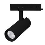 Трековый однофазный светильник Arlight LGD-GERA-2TR-R60-15W Warm3000 (BK, 15 deg, 230V) 055063