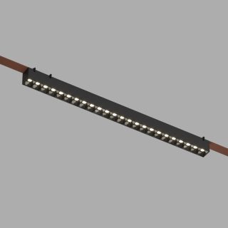 Трековый однофазный светильник Denkirs Belty grill DK5672-BK