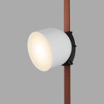 Трековый однофазный светильник Denkirs Belty Spot DK5543-WH+BK