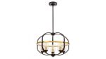 Подвесная люстра Lumina Deco Monterey LDP 1141-5 BK+MD