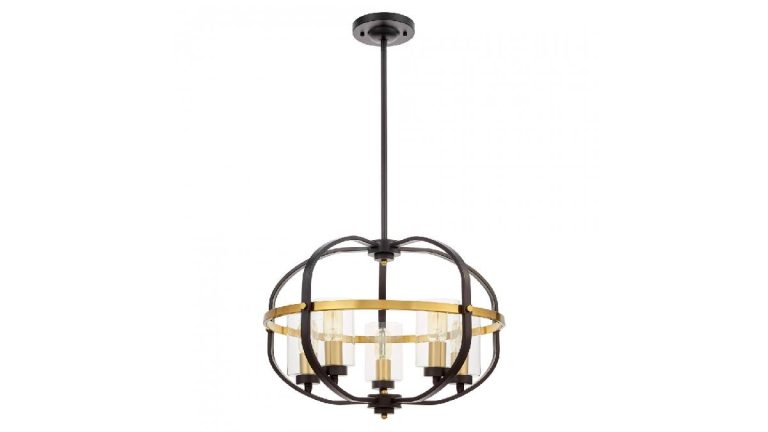 Подвесная люстра Lumina Deco Monterey LDP 1141-5 BK+MD