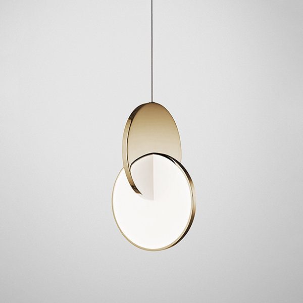 Подвесной светильник Delight Collection Eclipse 10305P gold Подвесной светильник Delight Collection Eclipse 10305P gold