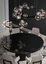 Подвесной светильник Delight Collection Art Deco Bubble 8828P/L black/clear