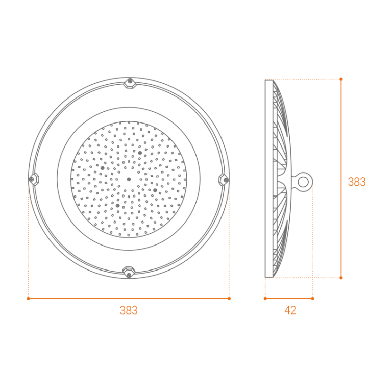 Промышленный светильник Wolta UFO-200W/01