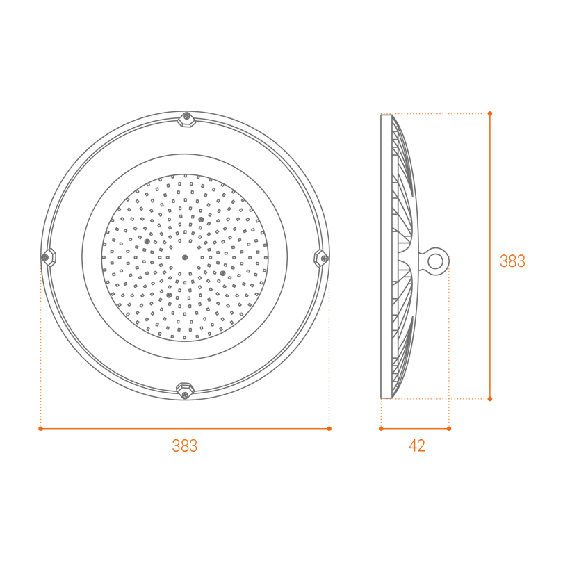 Промышленный светильник Wolta UFO-200W/01 Промышленный светильник Wolta UFO-200W/01