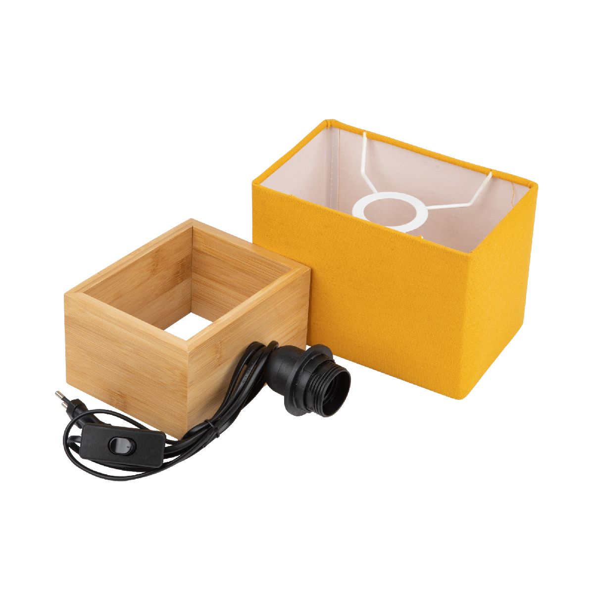 Настольная лампа Uniel UML-B401 E27 ORANGE/WOOD UL-00010955 Настольная лампа Uniel UML-B401 E27 ORANGE/WOOD UL-00010955