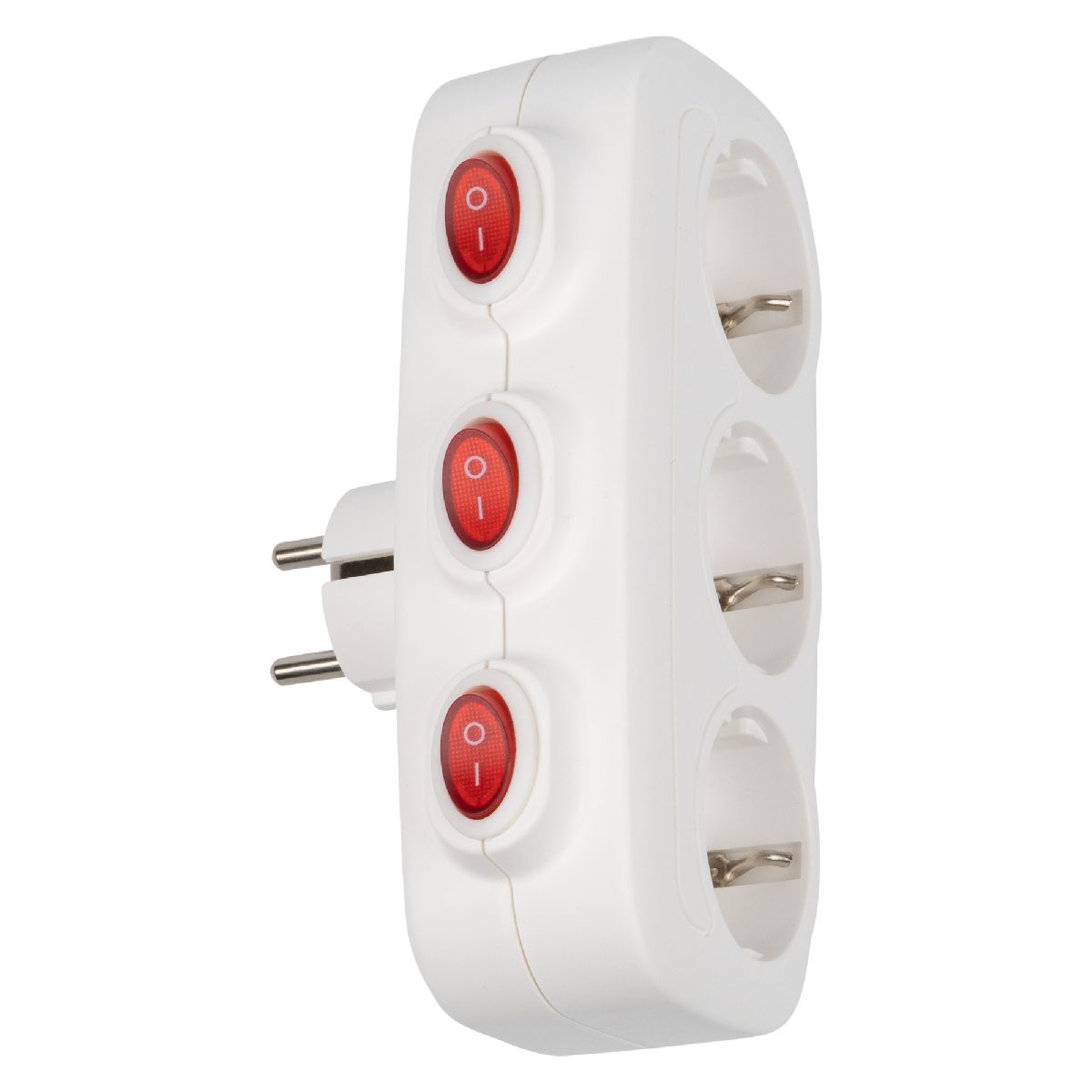 Разветвитель сетевой с выключателем Uniel S-GES3-16OB WHITE UL-00011239 Разветвитель сетевой с выключателем Uniel S-GES3-16OB WHITE UL-00011239
