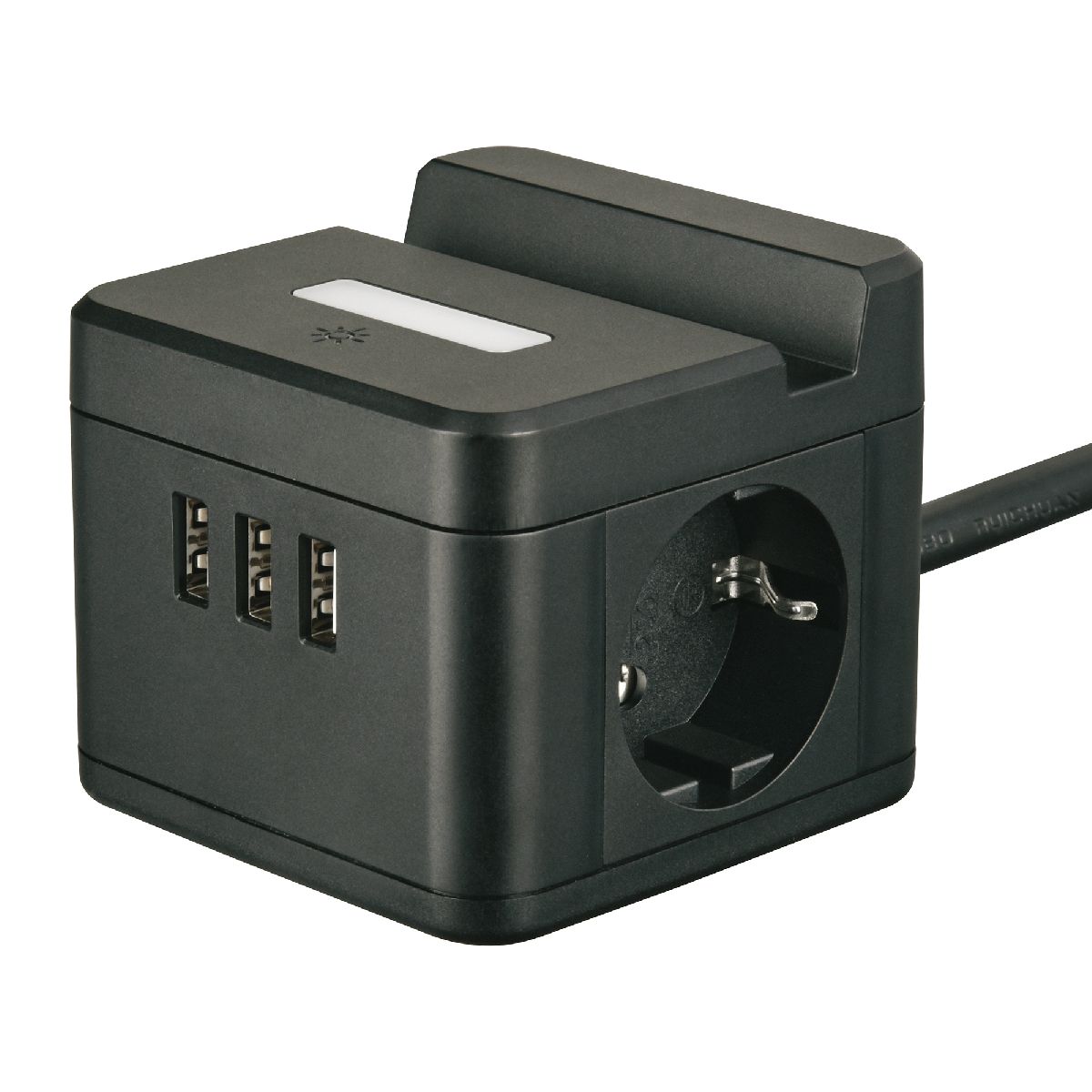 Удлинитель Uniel S-GCD2-1,5SBUH BLACK UL-00011252 Удлинитель Uniel S-GCD2-1,5SBUH BLACK UL-00011252