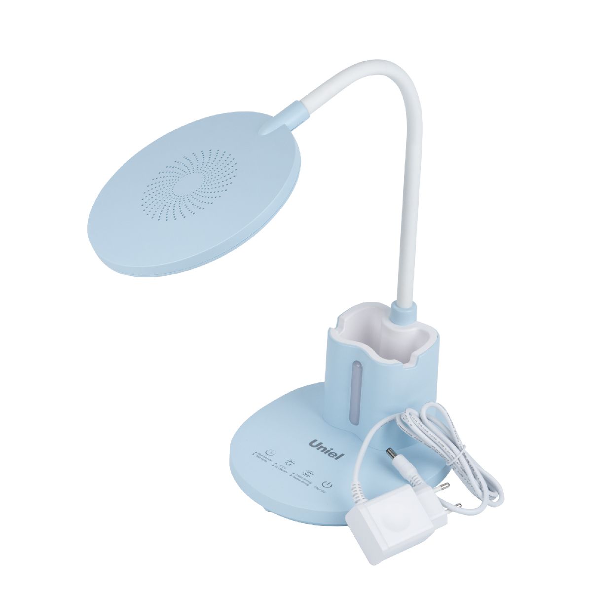 Настольная лампа Uniel ULM-D150 15W/3000-6500K/DIM BLUE UL-00011292 Настольная лампа Uniel ULM-D150 15W/3000-6500K/DIM BLUE UL-00011292