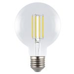 Лампа светодиодная филаментная Uniel LED-G95-5W/3000K/E27/CL GLY01TR UL-00011942