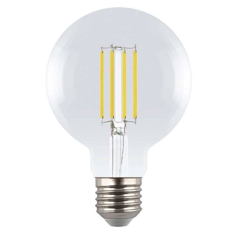 Лампа светодиодная филаментная Uniel LED-G95-5W/4000K/E27/CL GLY01TR UL-00011943