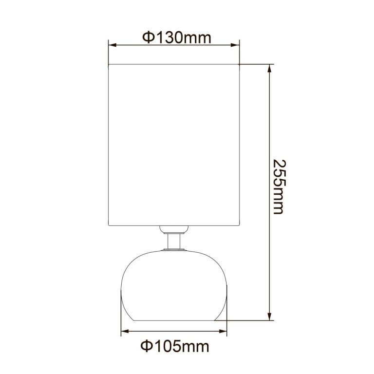 Настольная лампа Uniel UML-B307 E14 GOLD/COPPER UL-00012424