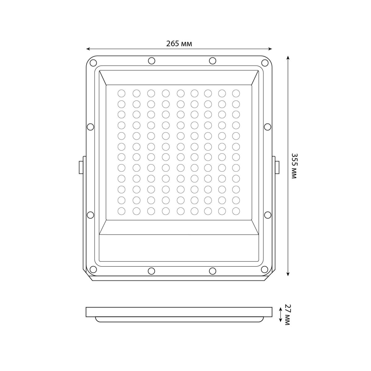 Прожектор Uniel ULF-F51D-150W/6500K IP65 200-240V GREY UL-00012760 Прожектор Uniel ULF-F51D-150W/6500K IP65 200-240V GREY UL-00012760