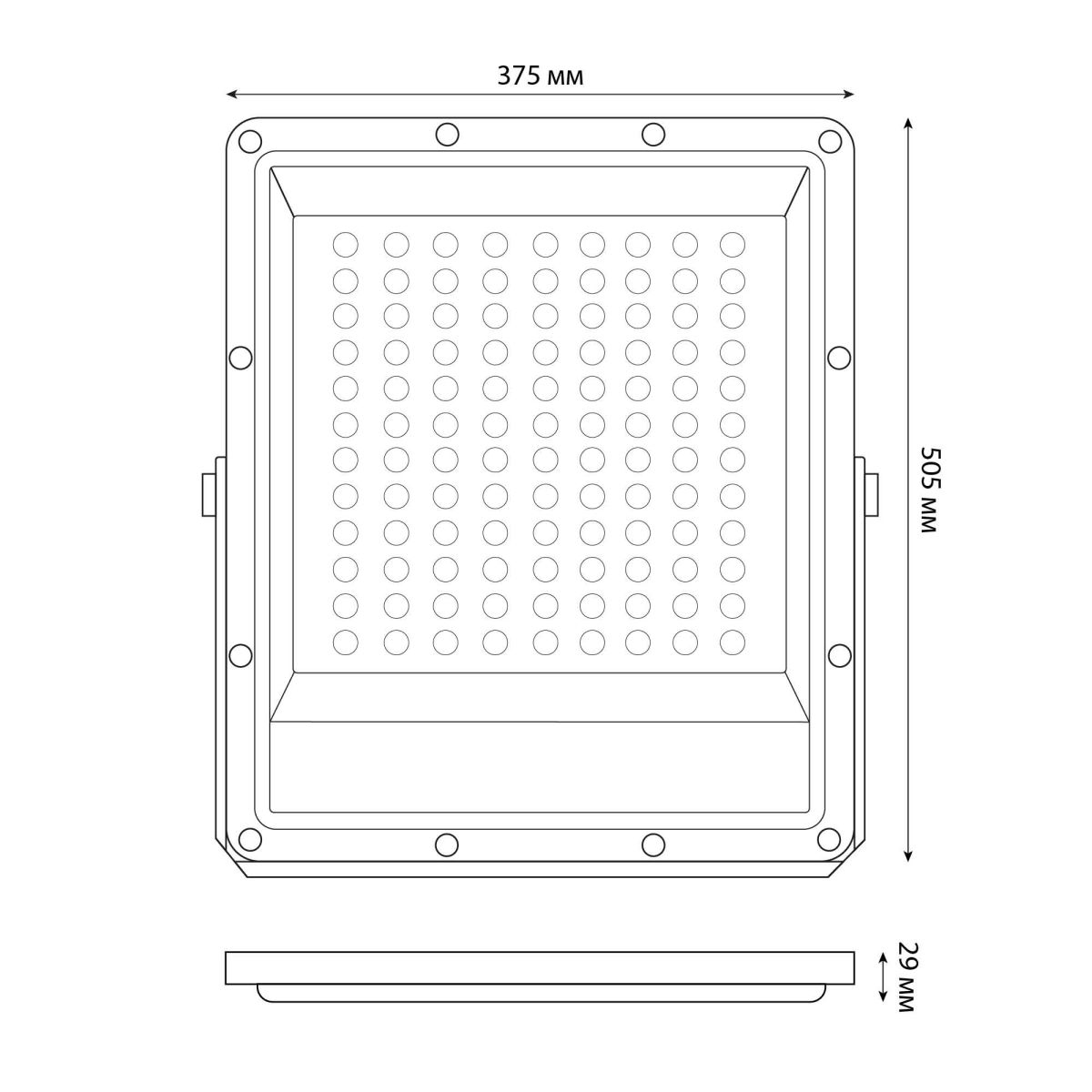Прожектор Uniel ULF-F51D-300W/6500K IP65 200-240V GREY UL-00012762 Прожектор Uniel ULF-F51D-300W/6500K IP65 200-240V GREY UL-00012762