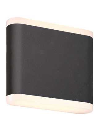 Уличный настенный светильник Elvan GW-6080S-6W-WW-BK
