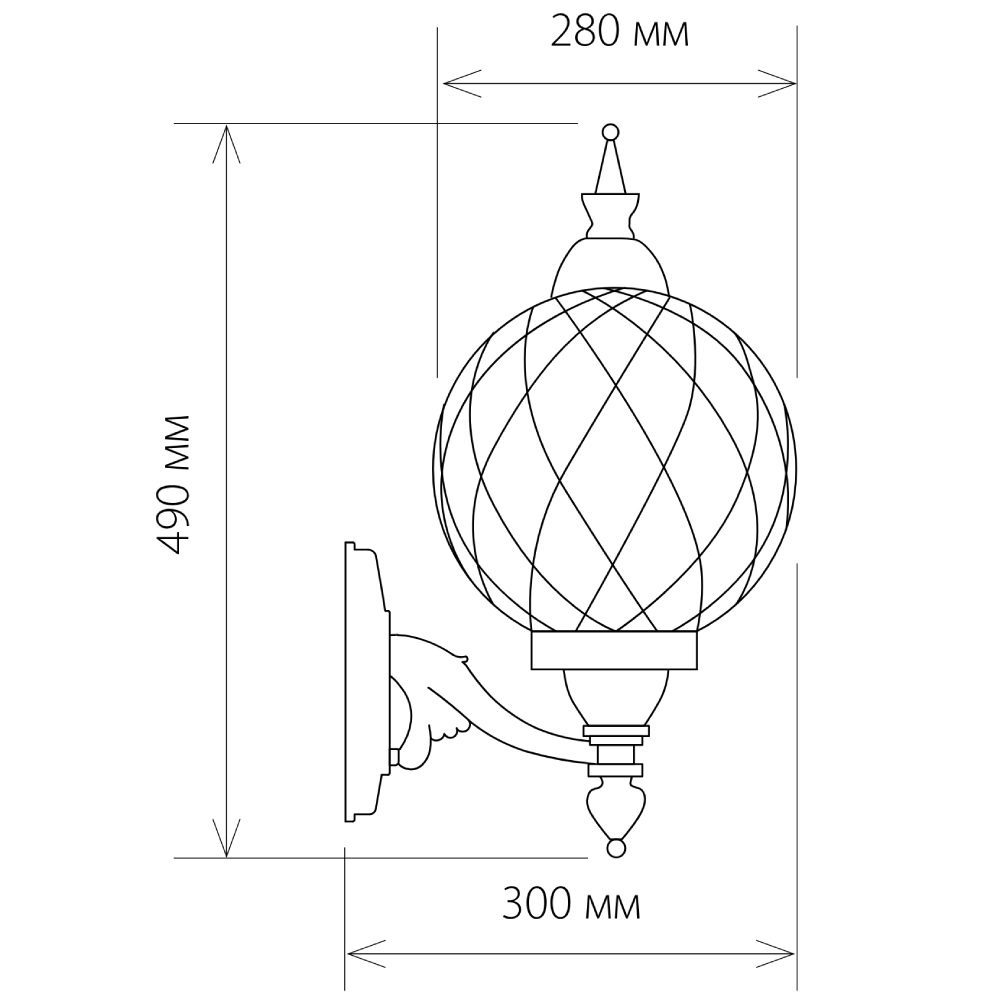 Уличный настенный светильник Elektrostandard Sirius 4690389017384 Уличный настенный светильник Elektrostandard Sirius 4690389017384