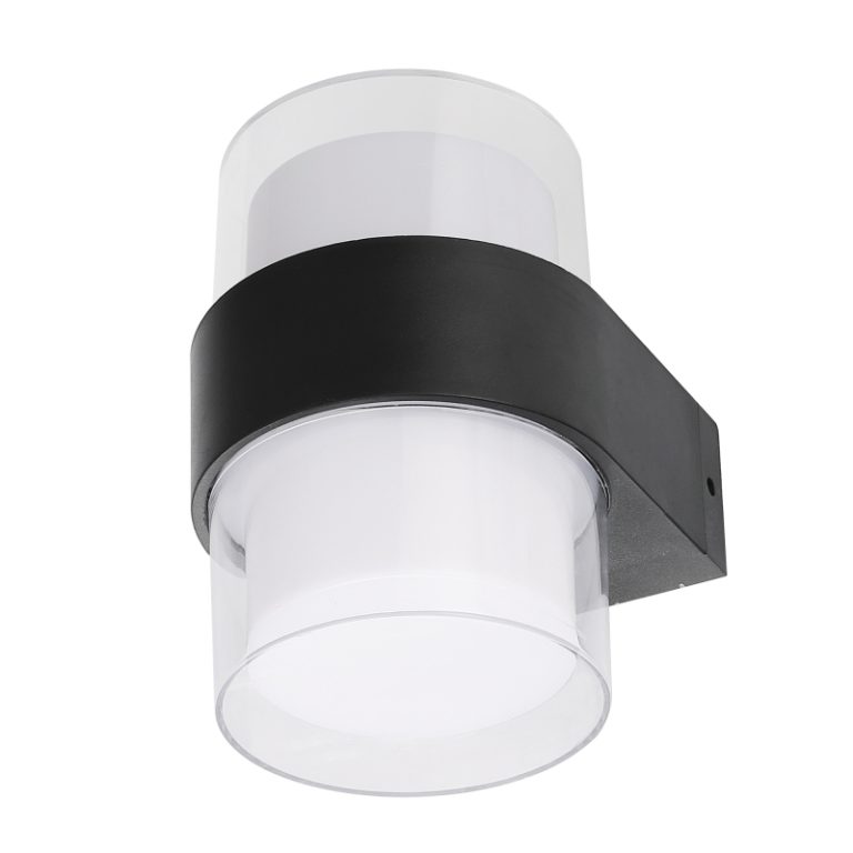 Уличный настенный светильник Uniel ULU-P22B-2x5W/4000K IP65 BLACK UL-00010516