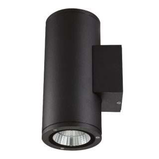 Уличный настенный светильник Uniel ULU-S22D-2x12W/6400K IP65 BLACK UL-00010848