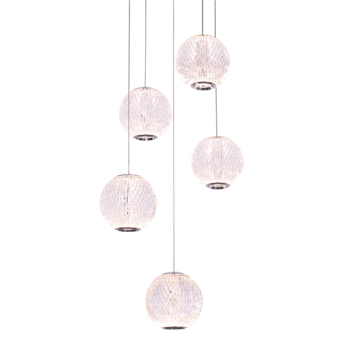 Подвесной светильник Delight Collection MD20001012 MD20001012-5A chrome Подвесной светильник Delight Collection MD20001012 MD20001012-5A chrome