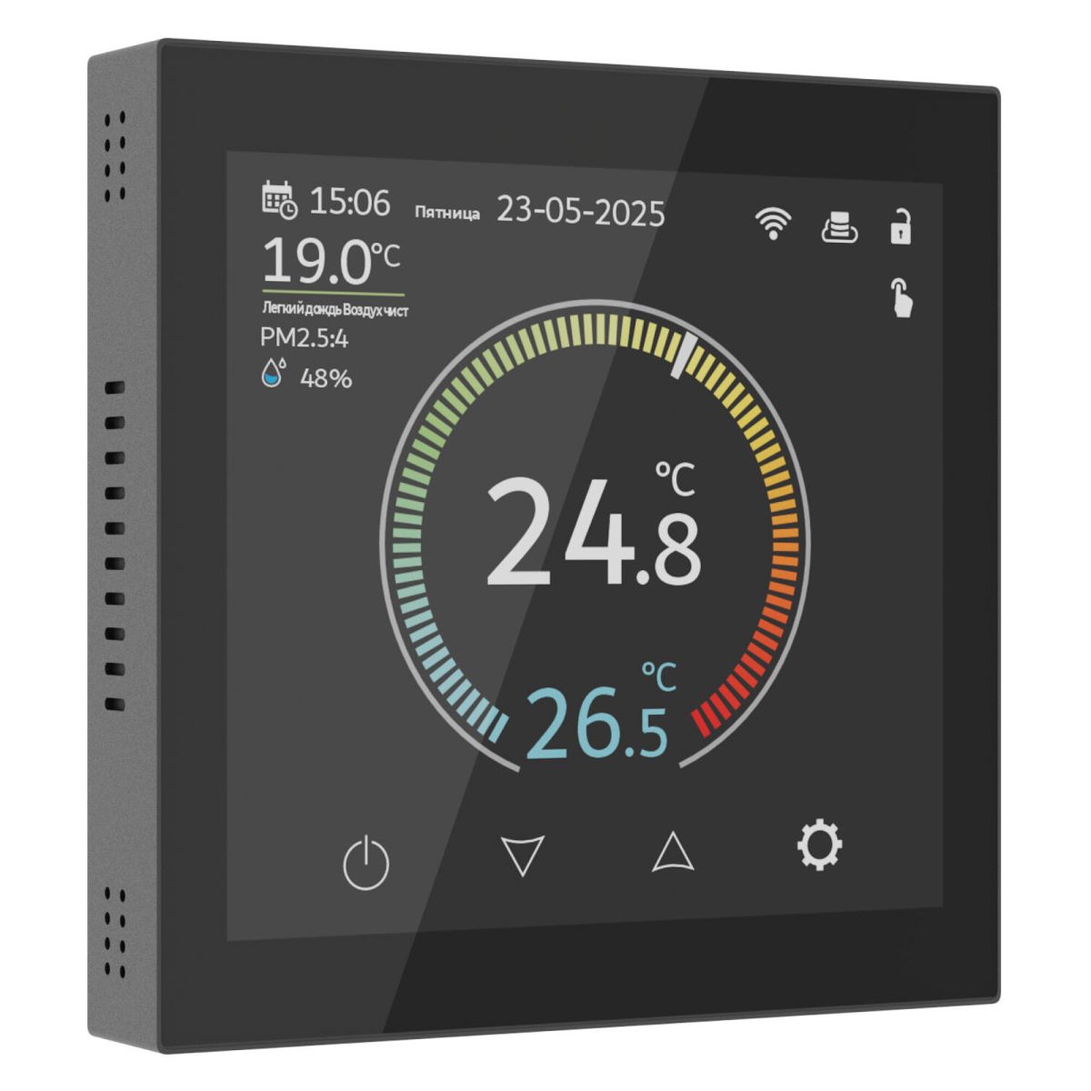 Умный сенсорный терморегулятор с LCD дисплеем Werkel W1851108 4690389217395 a071214 Умный сенсорный терморегулятор с LCD дисплеем Werkel W1851108 4690389217395 a071214