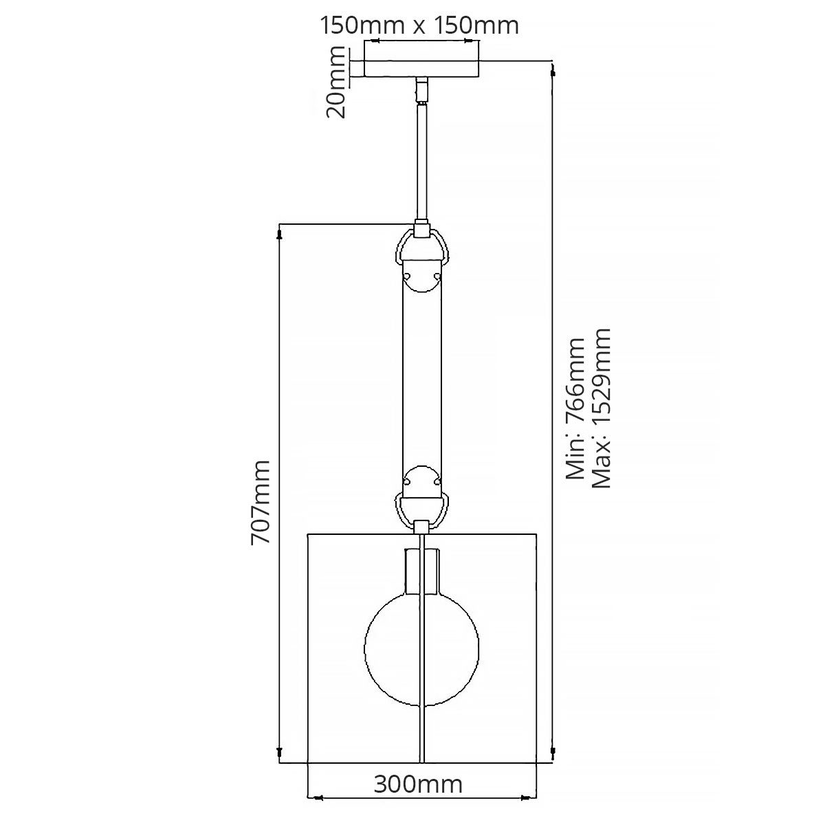 Подвесной светильник Hinkley Ludlow QN-LUDLOW-1P-GR Подвесной светильник Hinkley Ludlow QN-LUDLOW-1P-GR