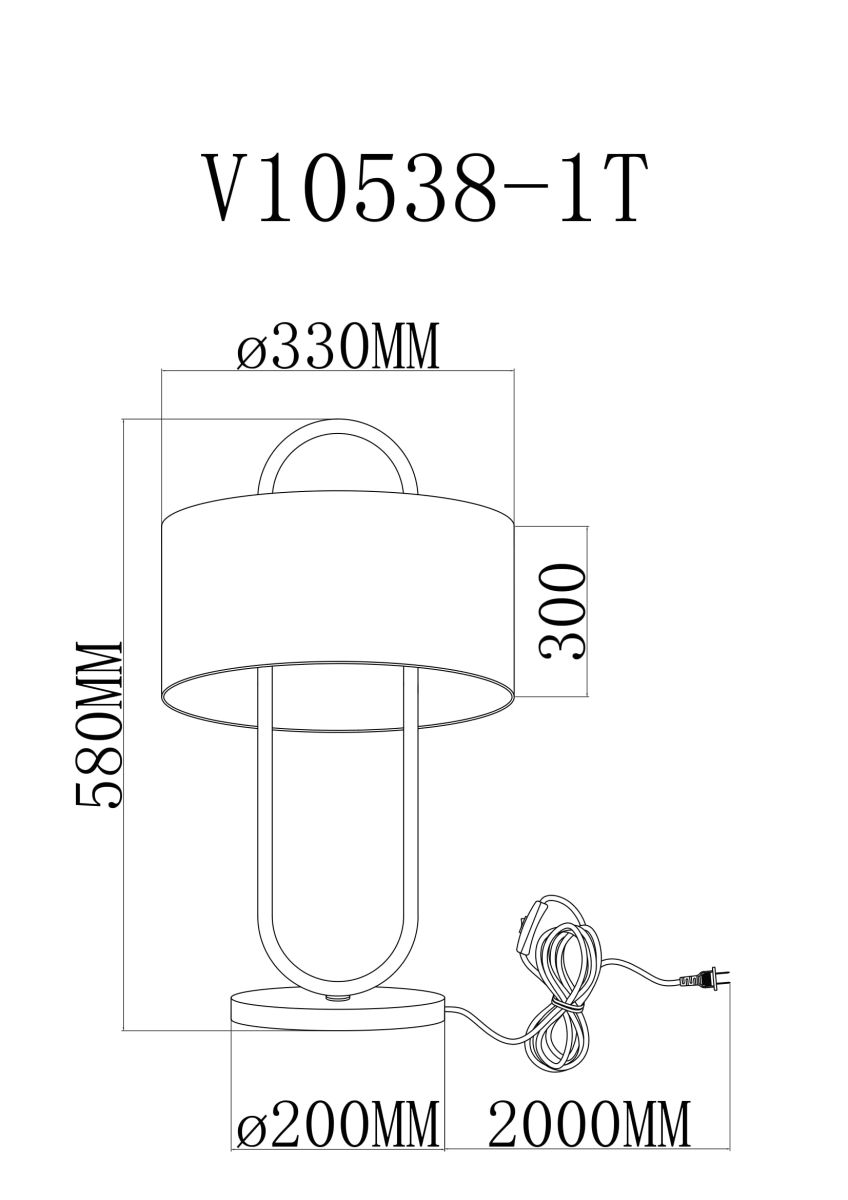 Настольная лампа Moderli Palma V11599-1T Настольная лампа Moderli Palma V11599-1T