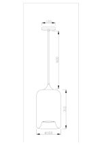 Подвесной светильник Moderli Scrum V11534-1P