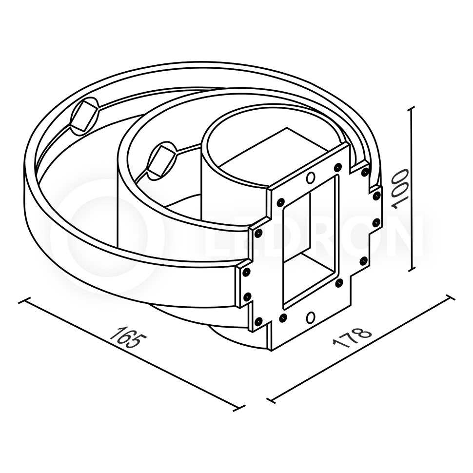 Настенный светильник Elvan GW-5809-10W-WW-Wh Настенный светильник Elvan GW-5809-10W-WW-Wh
