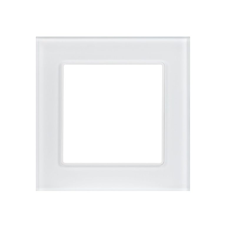 Рамка одноместная Arlight FRM-GLARE-GS-1-WH 043786