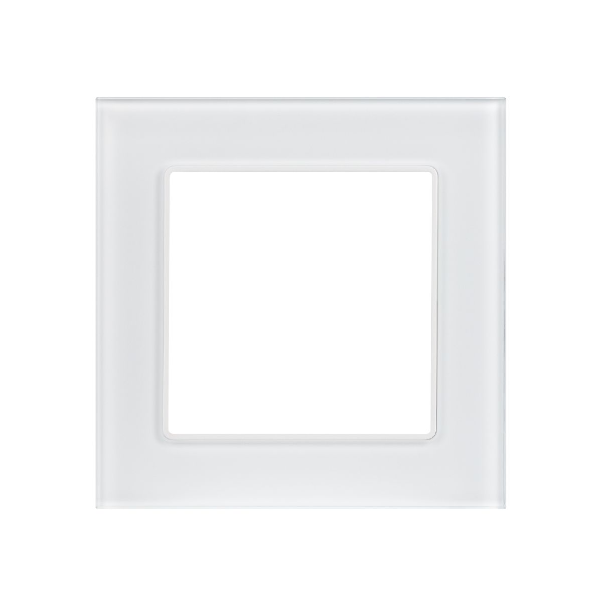 Рамка одноместная Arlight FRM-GLARE-GS-1-WH 043786 Рамка одноместная Arlight FRM-GLARE-GS-1-WH 043786