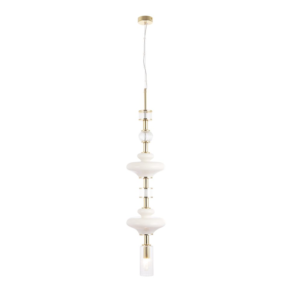 Подвесной светильник Crystal Lux VALENCIA SP1.1 GOLD Подвесной светильник Crystal Lux VALENCIA SP1.1 GOLD