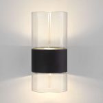 Настенный светильник Eurosvet Watford 40021/1 LED чёрный/прозрачный a062086