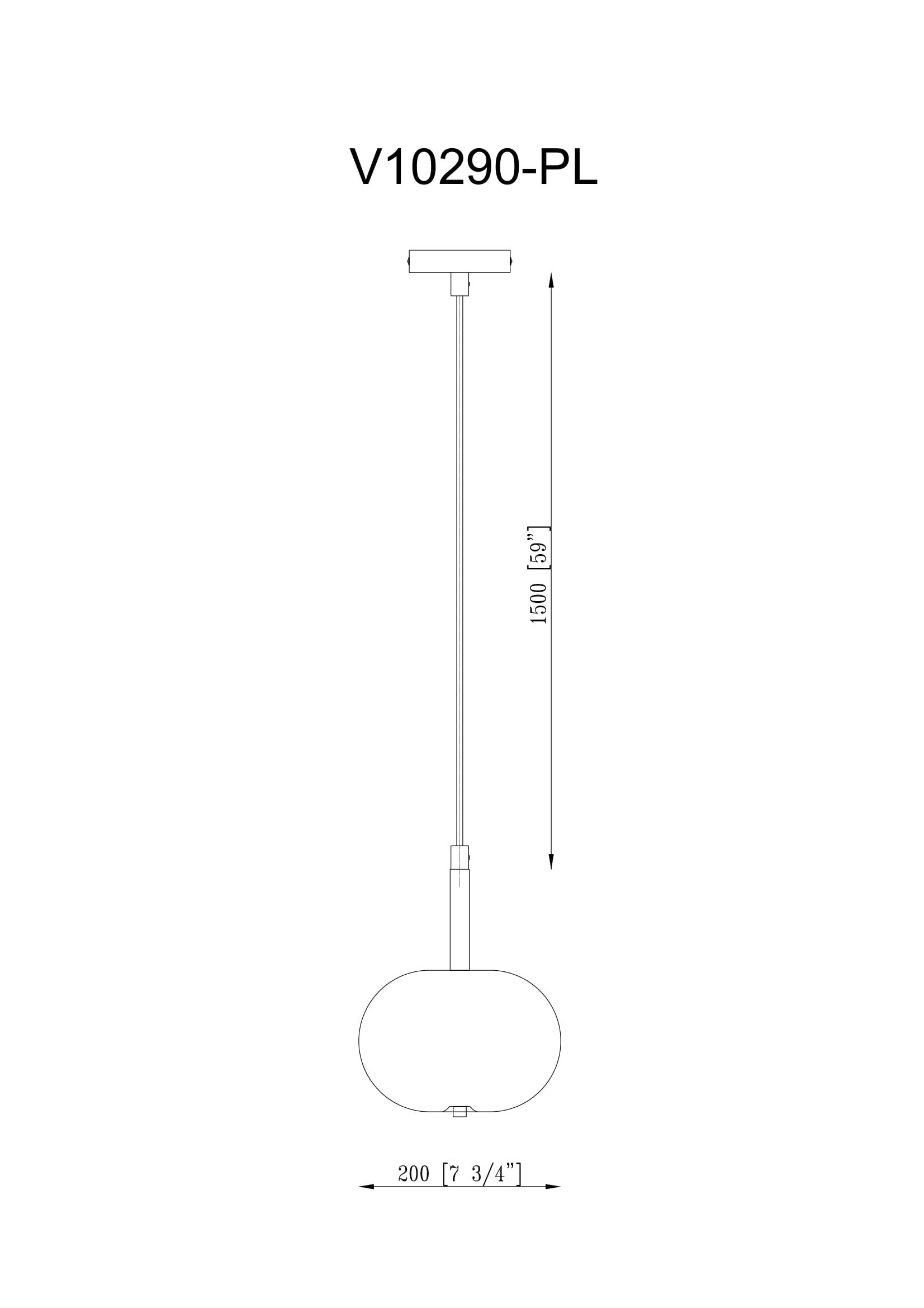 Подвесной светильник Moderli Cute V10290-PL Подвесной светильник Moderli Cute V10290-PL