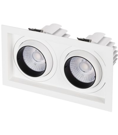 Встраиваемый светильник Arlight MS-VORTEX-BUILT-S250x140-2x30W Day4000 (WH-WH, 50 deg, 230V) 042370