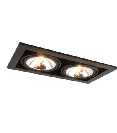 Встраиваемый светильник Arte Lamp Cardani Semplice A5949PL-2BK
