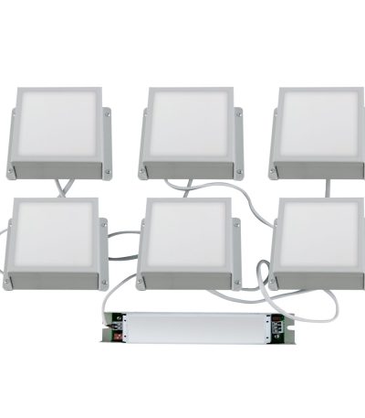 Встраиваемый светильник Uniel ULP-1010-42W/4000K IP54 GRILYATO OPAL WHITE KIT06 UL-00012835