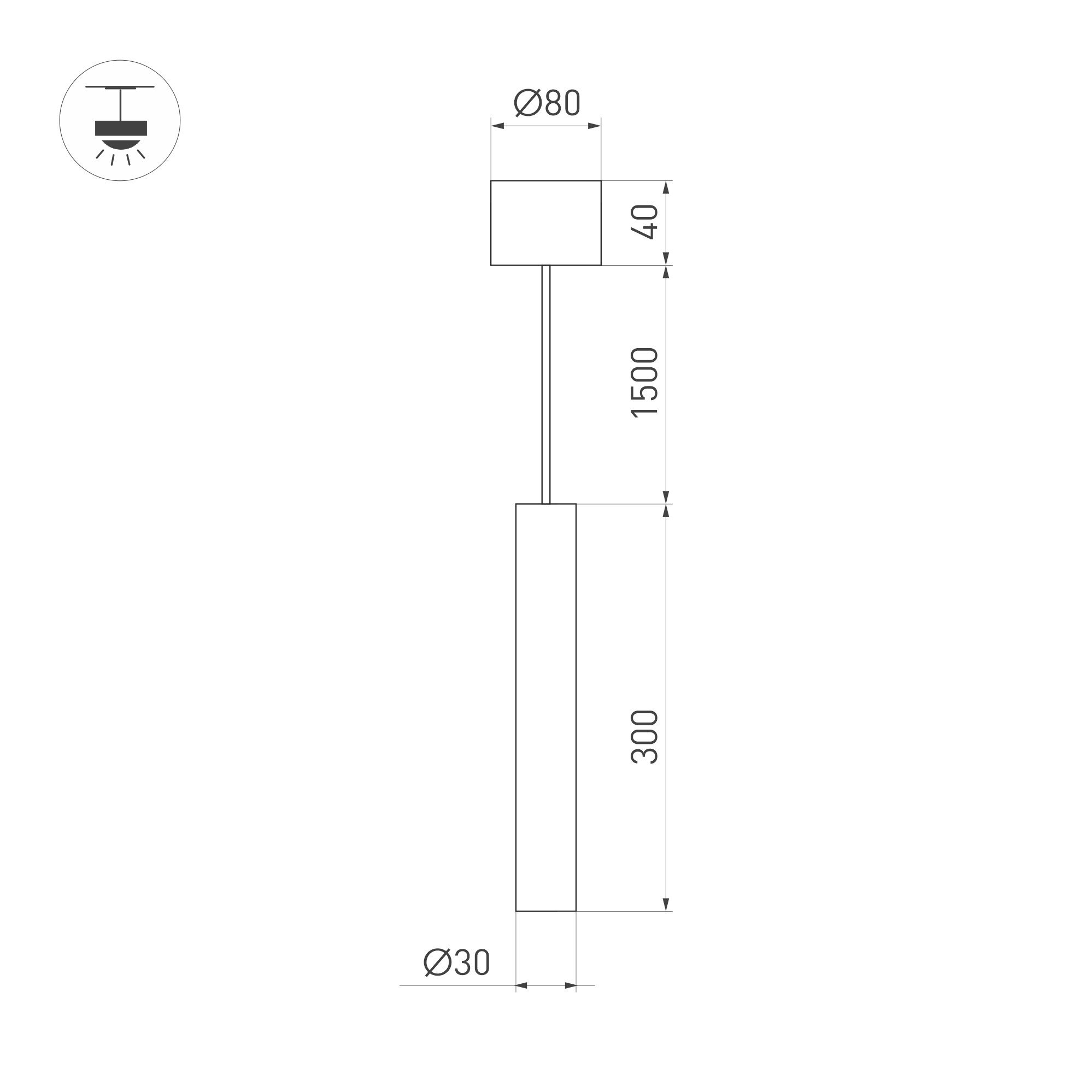 Подвесной светильник Arlight SP-PIPE-HANG-L300-R30-9W Day4000 (WH, 24 deg, 230V) 038612 Подвесной светильник Arlight SP-PIPE-HANG-L300-R30-9W Day4000 (WH, 24 deg, 230V) 038612