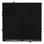 Выключатель двухклавишный с подсветкой Voltum S70 VLS020208