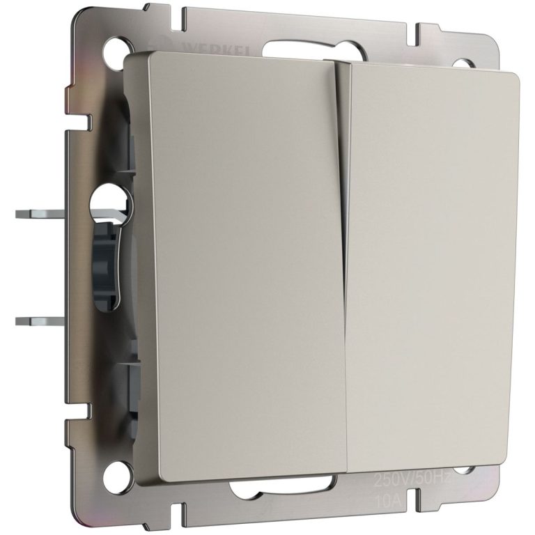 Выключатель двухклавишный Werkel W1220004 4690389211904 a069452
