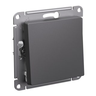 Выключатель с самовозвратом, сх.1, 10АХ Systeme Electric AtlasDesign Базальт ATN001415