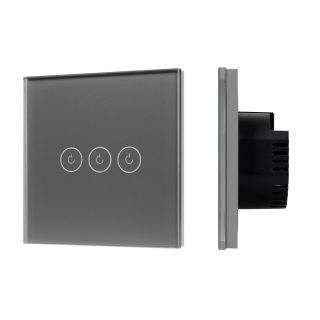 Выключатель сенсорный Arlight SWT-OMALI-S03-ZB-GR (250V, 10A, Zigbee) 050047
