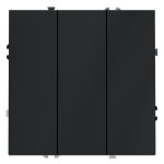 Выключатель трехклавишный Voltum S70 VLS030107