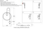 Бра Crystal lux RODRIGO AP20W LED BLACK/GOLD