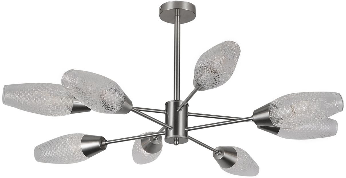 Люстра на штанге Escada Desire 10165/8PL Nickel Люстра на штанге Escada Desire 10165/8PL Nickel