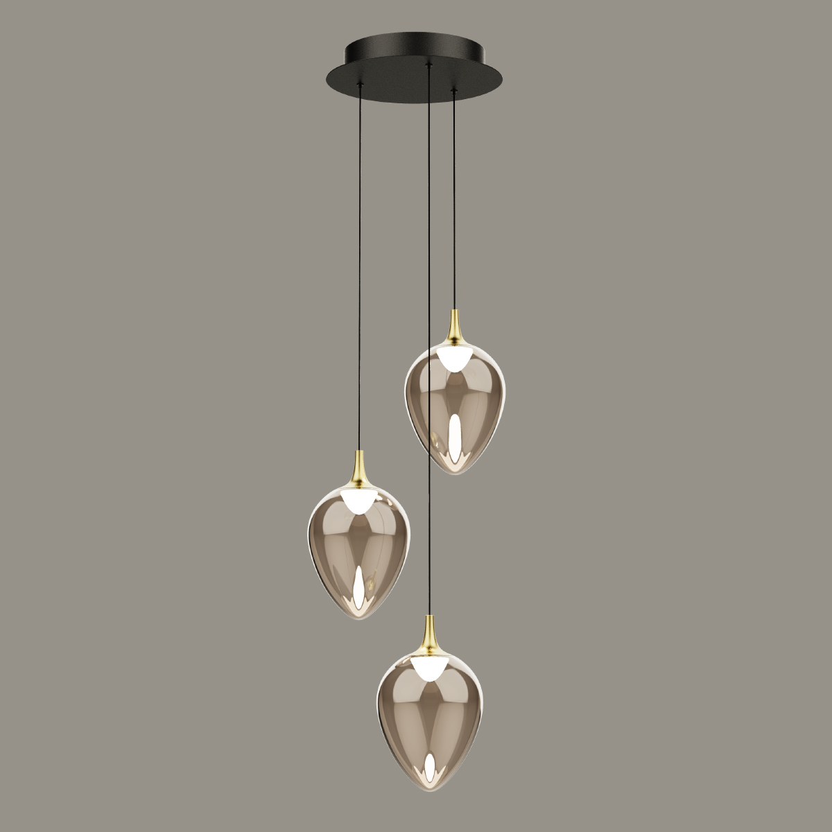 Подвесной светильник Delight Collection MD24001012-3A brass/champagne Подвесной светильник Delight Collection MD24001012-3A brass/champagne
