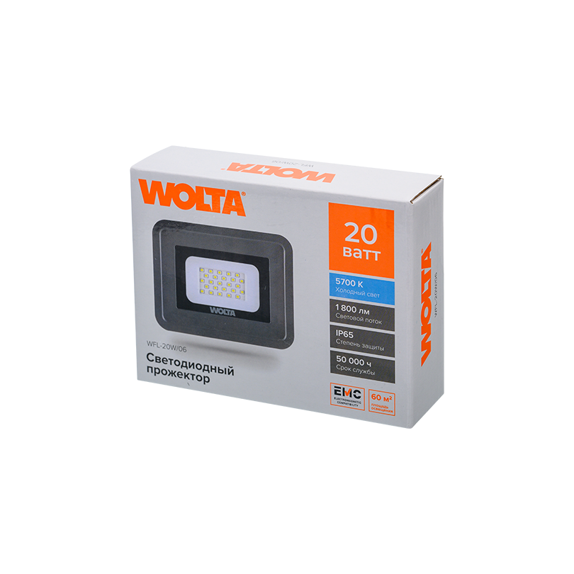 Прожектор Wolta WFL-20W/06 Прожектор Wolta WFL-20W/06